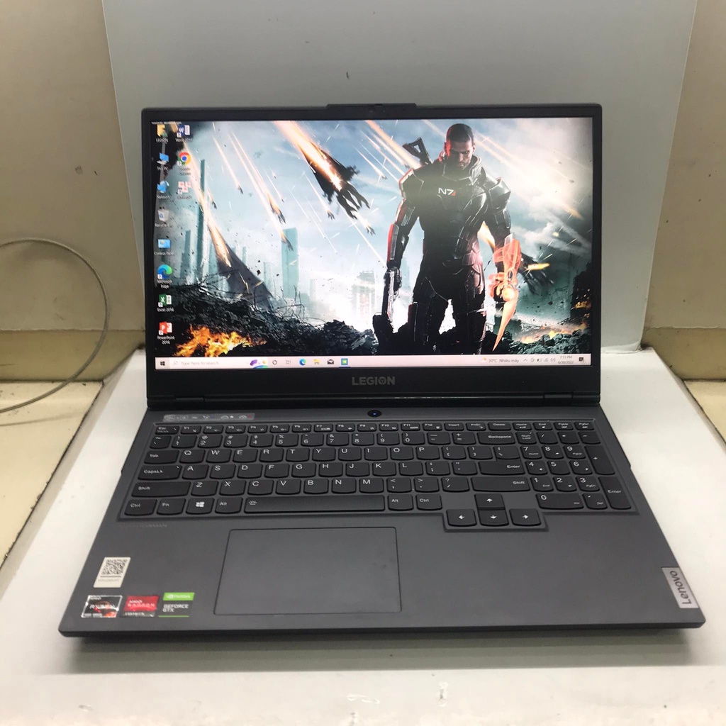 Máy Laptop Lenovo Legion 5 15ARH05 AMD Ryzen 7 4800H, 16gb ram, 256gb ssd+ 1tb hdd, Vga Gtx 1650Ti 6
