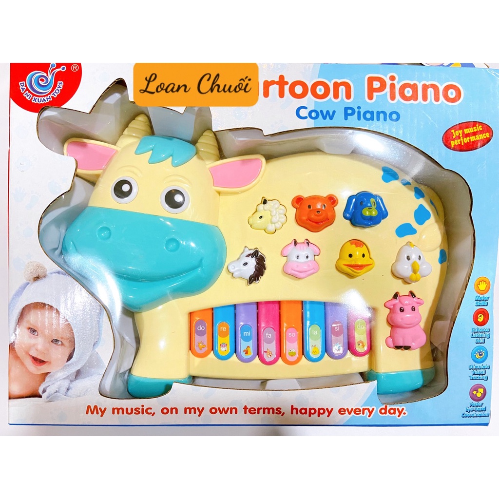 ĐÀN PIANO HÌNH THÚ PHÁT NHẠC CHO BÉ ( LOẠI 1)