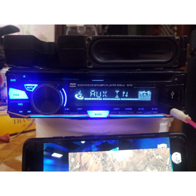 Đầu dvd/vcd/cd/mp4/mp3 USB AUX CAD SD. loại 1 Din giành cho ô tô.