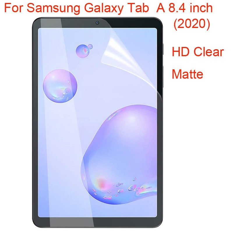Set 5 Miếng Dán Bảo Vệ Màn Hình HD Trong Suốt / Nhám Cho Máy Tính Bảng Samsung Galaxy Tab A 8.4 inch (2020) SM-307