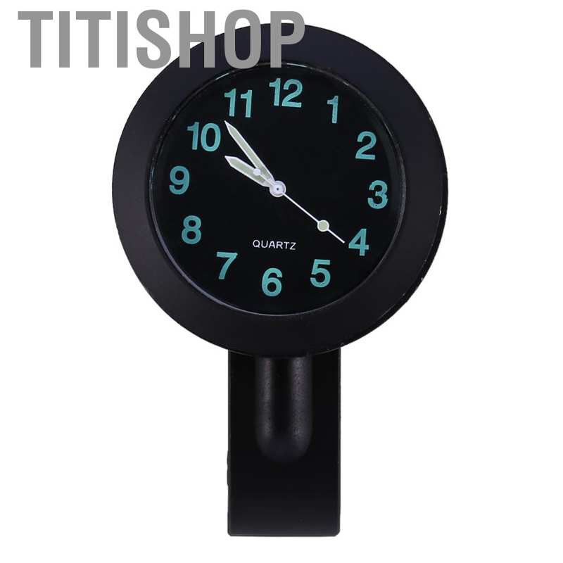 1 Đồng Hồ Chống Nước Gắn Tay Lái Xe Mô Tô 7 / 8 "- 1" Màu Đen