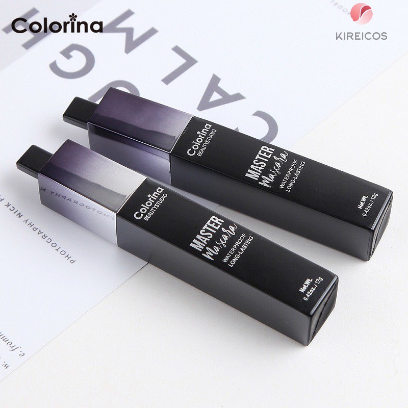 Mascara Chống nước Dài Và Cong Mi 4D màu đen WaterProof Long lasting Colorina