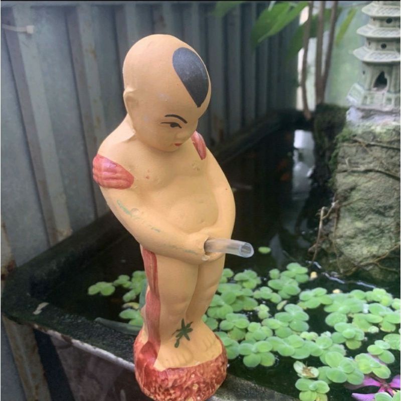 Cậu Bé Tè cao 16cm  Trang Trí Hòn Non Bộ; Tháp Nước