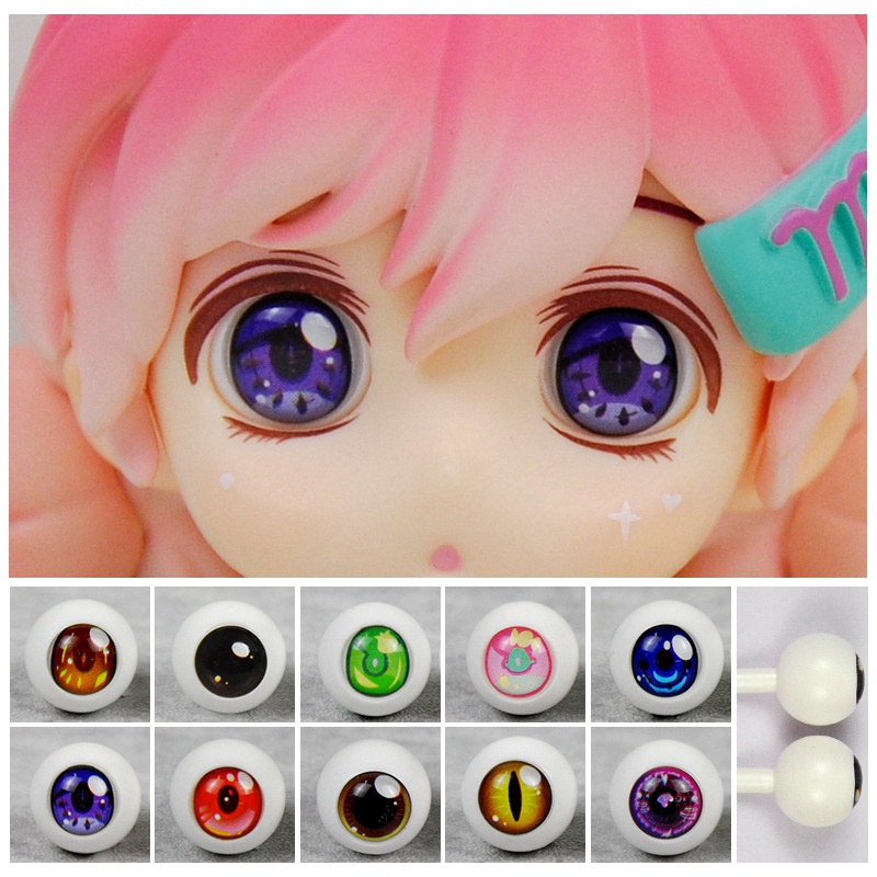 Mắt Nhựa Đồ Chơi Cho Búp Bê Barbie ob11 GSC Kích Thước 1/12