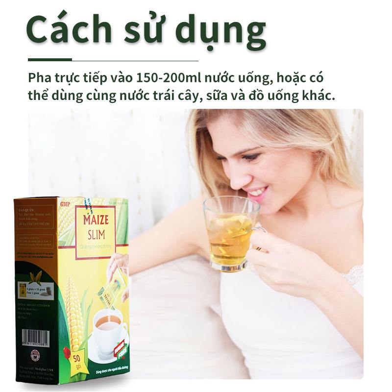 Đường Ăn Kiêng Giảm Cân Vị Ngọt Tự Nhiên Hộp 50 Gói