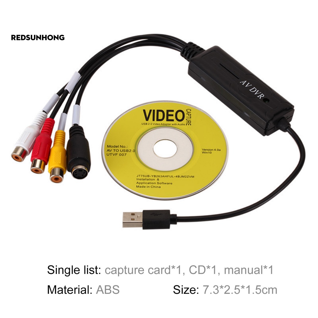 Thẻ Thu Hình Video/Video AV Sang USB 2.0 Dễ Sử Dụng Hỗ Trợ Phát Trực Tiếp