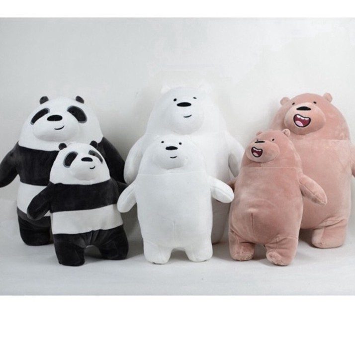 Sale 70% Gấu nhồi bông nhân vật hoạt hình We Bare Bears dễ thương, Panda      30cm Giá gốc 137,000 đ - 64A57