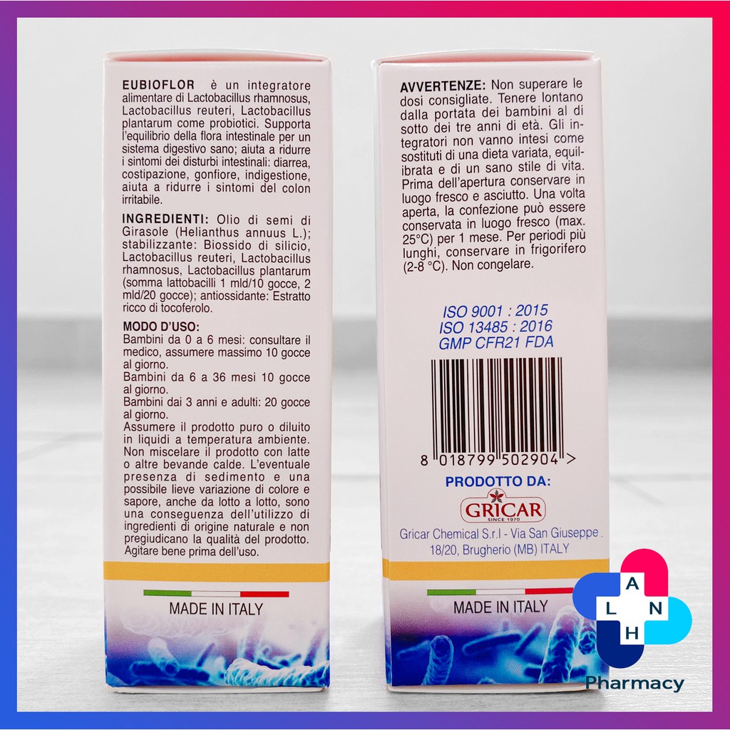 EUBIOFLOR – Bổ sung lợi khuẩn, tăng cường tiêu hoá, giúp bé ăn ngon.