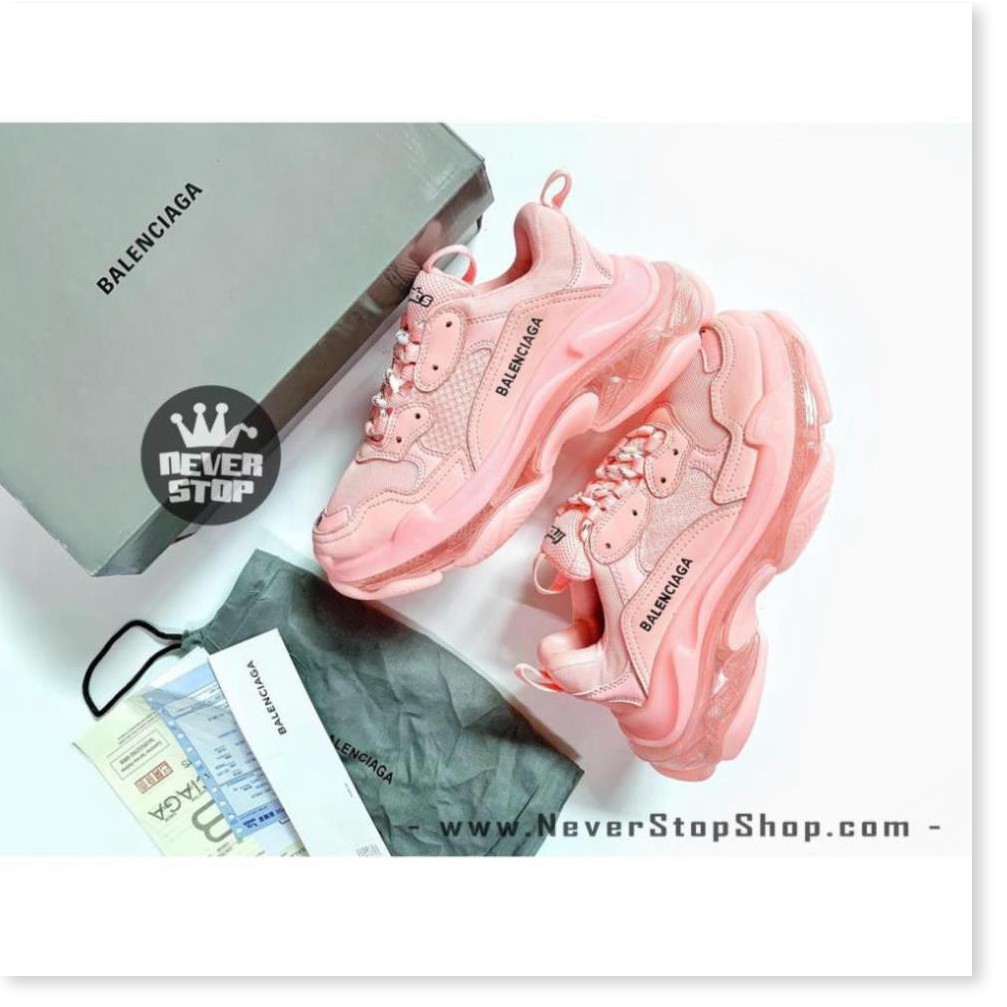 𝐒𝐀𝐋𝐄🌺𝐓Ế𝐓 [Giày Tết] Giày BALENCIAGA TRIPLE S HỒNG thời trang hàng chi tiết bản chuẩn đẹp, giá tốt [TẶNG VỚ]  A123 . hot