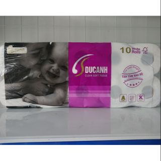 Giấy vệ sinh Đức Anh 10 cuộn có lõi