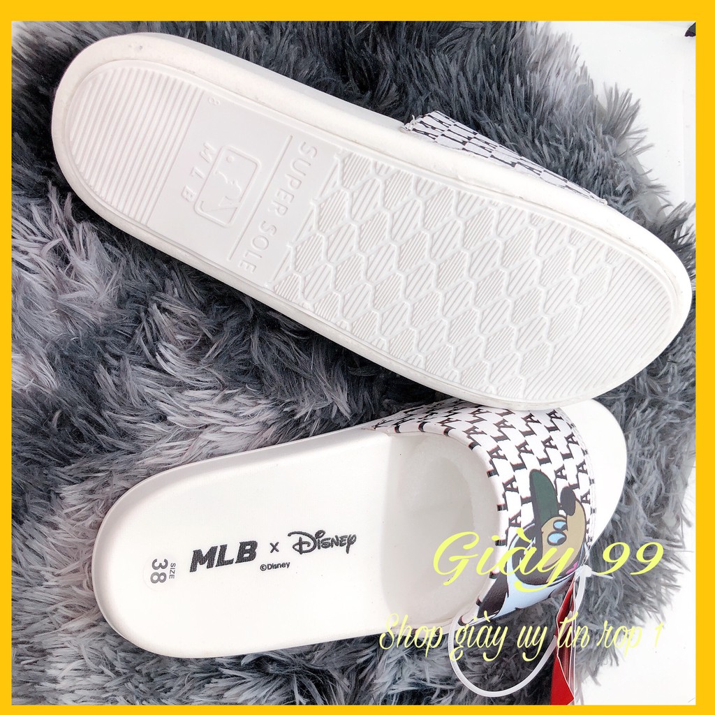 [ Hot - Hàng Chuẩn ] Dép Quai Ngang mL,b Micky L,A Trắng - Giày 99 | BigBuy360 - bigbuy360.vn