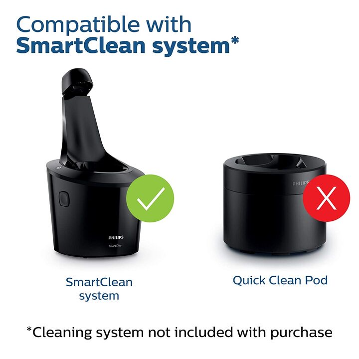 Dung dịch vệ sinh lưỡi máy cạo râu Philips, tích hợp với mọi cốc sạc SmartClean của Philips. mã  JC302/52