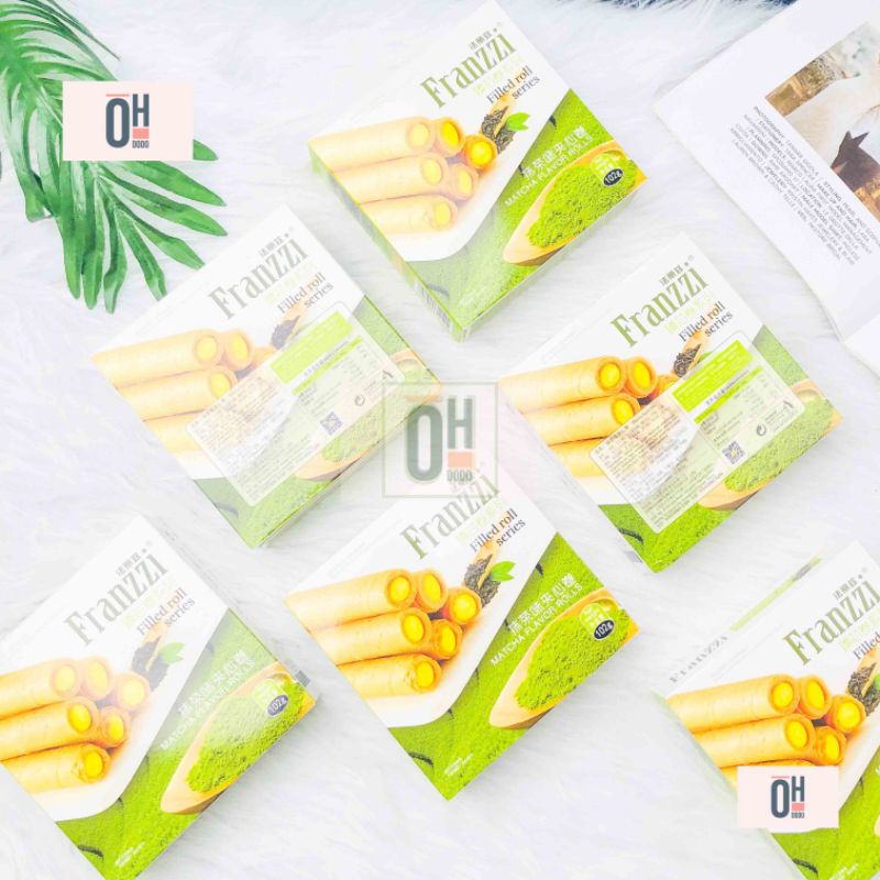 Bánh franzii quế cuộn nhân sữa chua dừa, matcha, vani 102g