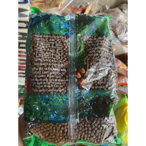 Cám cá Shanghai loại hạt to- nhỏ 100gr, 500gr, hũ nhựa