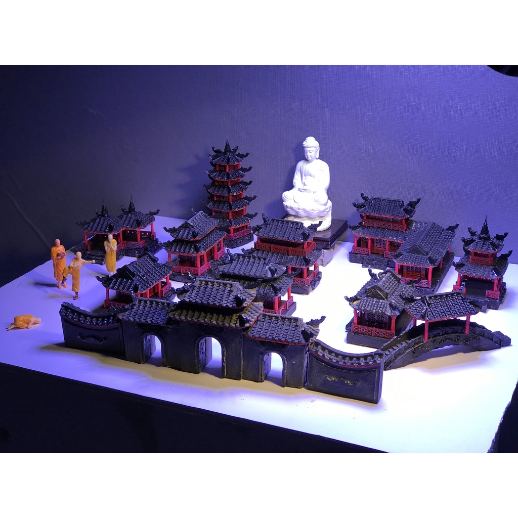 Cổng mini độc đáo - phụ kiện trang trí bể cá, tiểu cảnh, sân vườn, hòn non bộ