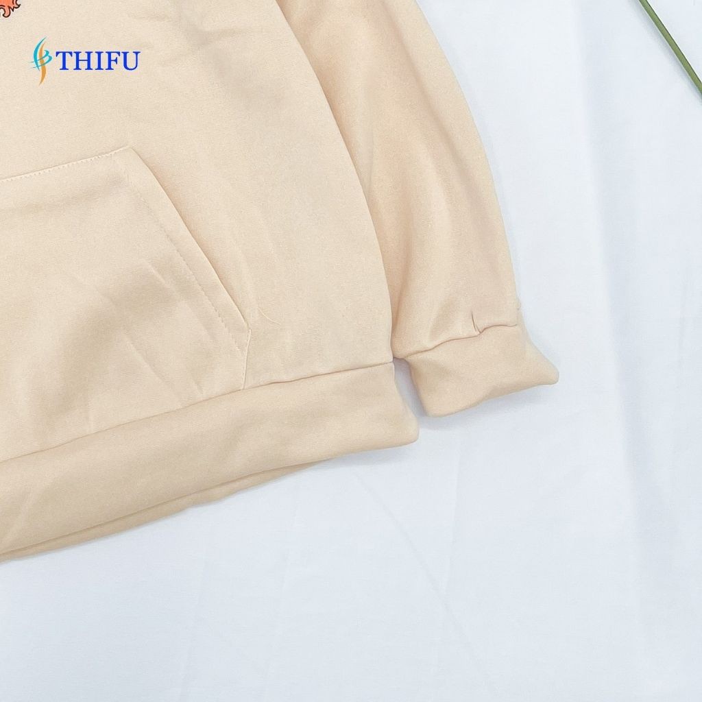 Áo Hoodie Chống Nắng THIFU FASHION In Chữ RHODE Nón , áo hoodie nữ 2 Lớp Chất Liệu Thun PE Cho Nam Nữ Dưới 70 Kg | BigBuy360 - bigbuy360.vn