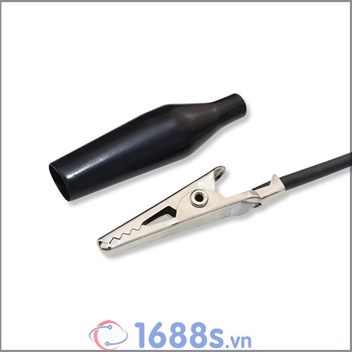 Dây Điện Kẹp Cá Sấu dài 1m (1 cặp dây đỏ &amp; đen) - 1688s.vn