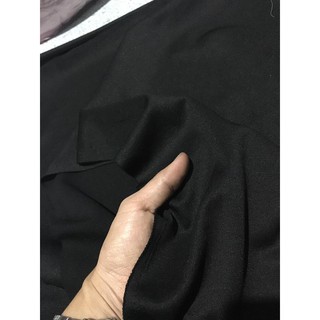 Vải thun thái - cát nhật đen