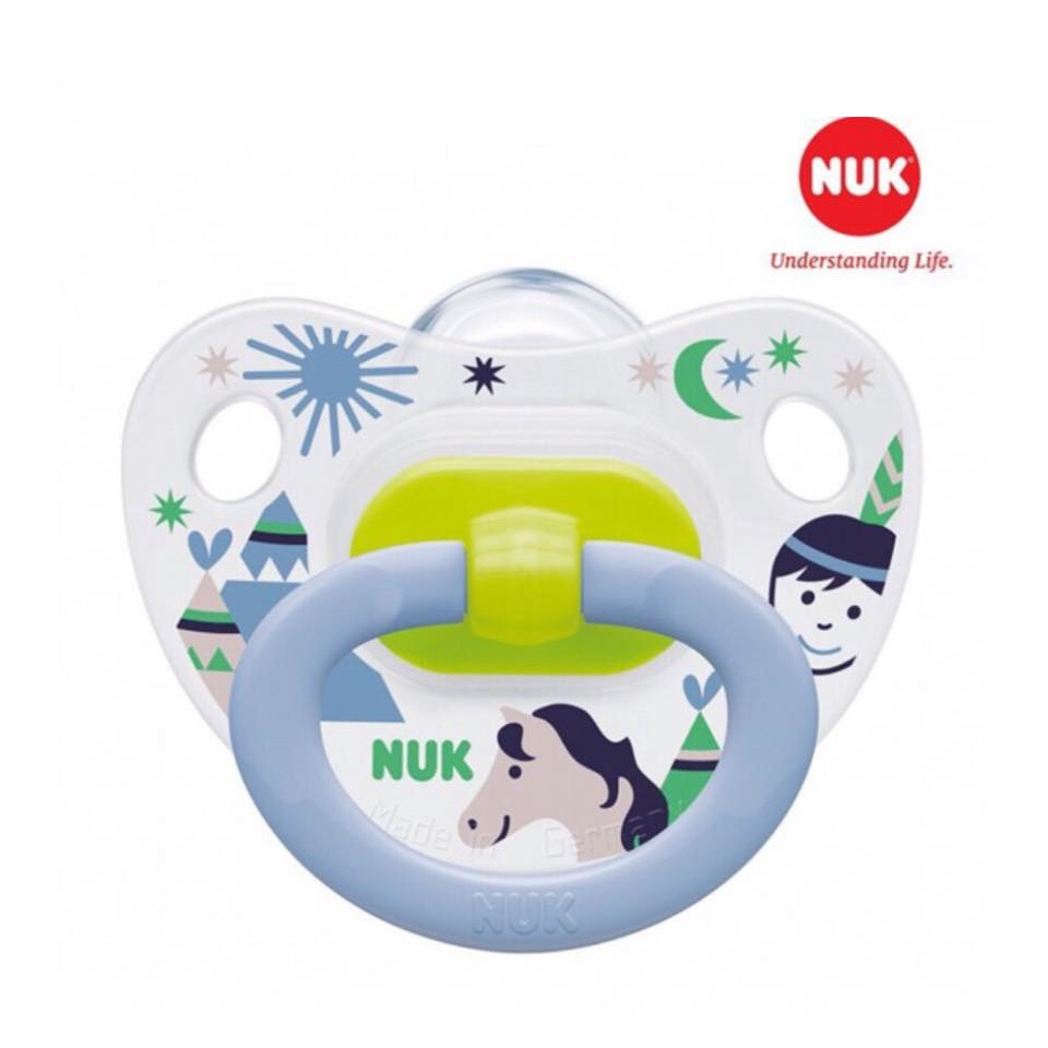 [CHÍNH HÃNG] BỘ 2 TY GIẢ NUK SILICON 0-6M/6-18M/18-36M