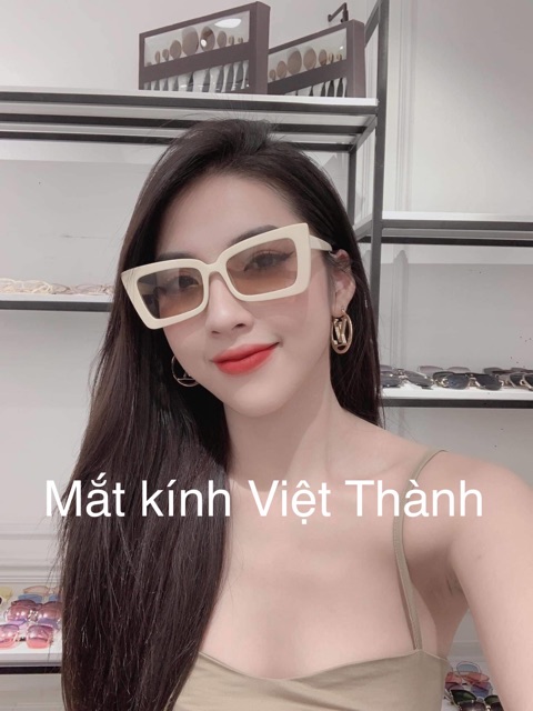 mắt Kính mát râm đi biển sếch siêu chất 2021 tặng túi kính hồng kính đẹp sống ảo tiktok