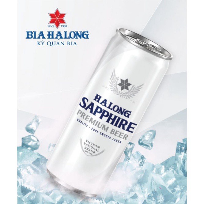 Bia Hạ Long Premium lon 330ml