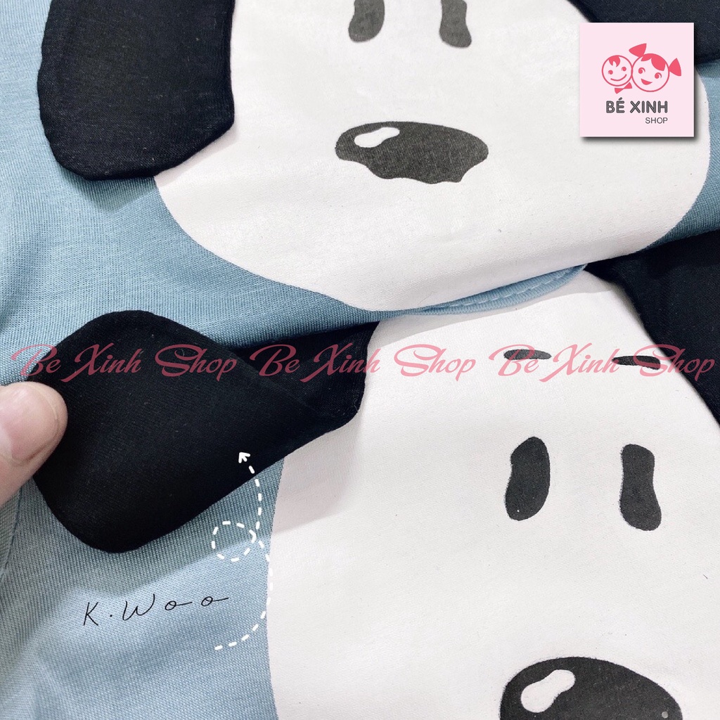 Bộ đồ ngủ dài tay cho bé trai bé gái Kwoo [Hàng xịn đẹp] bộ quần áo thu đông tay dài cho bé trẻ em xịn xò Chó_Snoopy