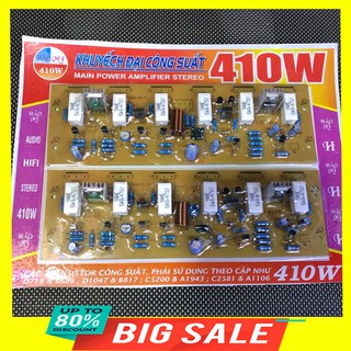 Mạch khuếch đại công suất 12 sò 410W