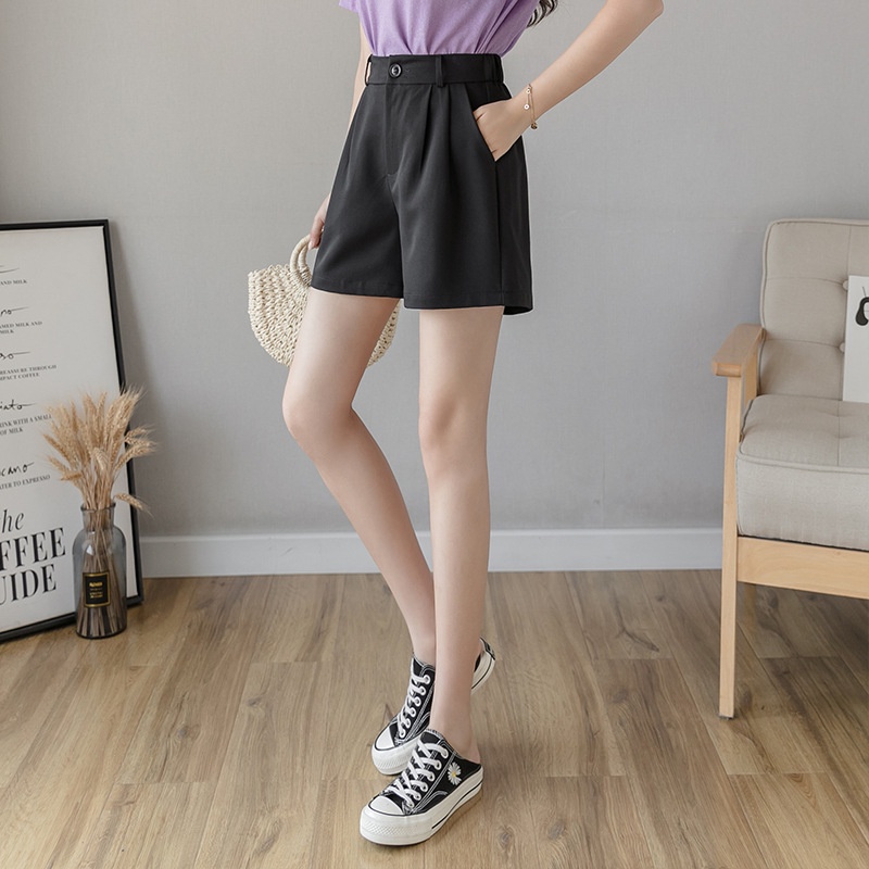 Quần đùi nữ gập gấu, quần short nữ ống rộng đẹp siêu hot, thời trang mùa hè năng động thoáng mát, TF010