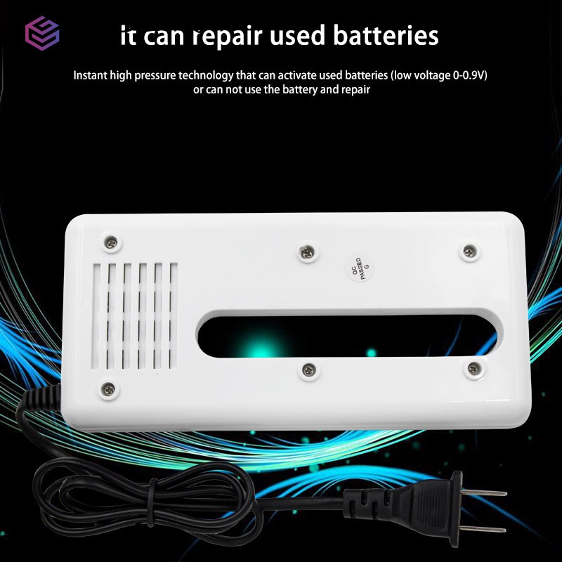 Thiết bị sạc pin 8 cổng cho các loại pin tiểu AA/AAA/Ni-MH/Ni-CD