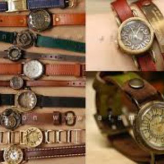Đồng hồ dây da vintage
