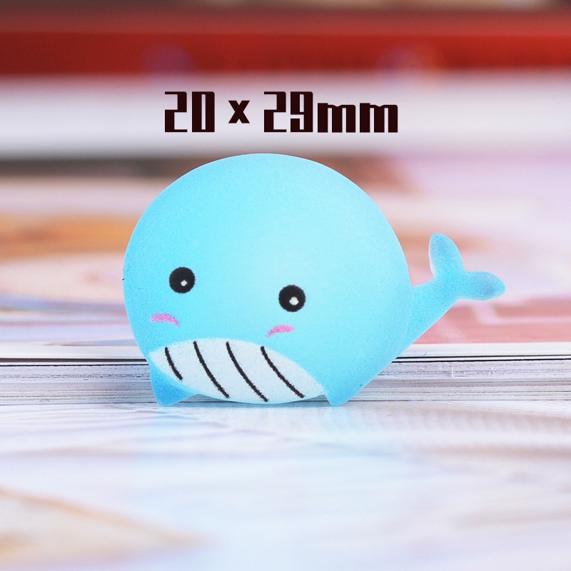 Mô hình 05 các loại động vật dưới nước Cá ,Cua, Tôm dùng trang trí bể cá thủy sinh Charm Slime