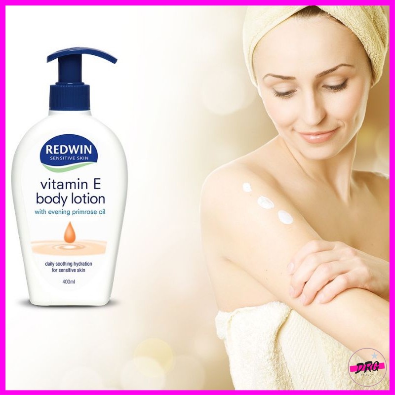 Kem dưỡng ẩm REDWIN vitamin e, kem dưỡng vitamin E Úc chai có vòi 400ml