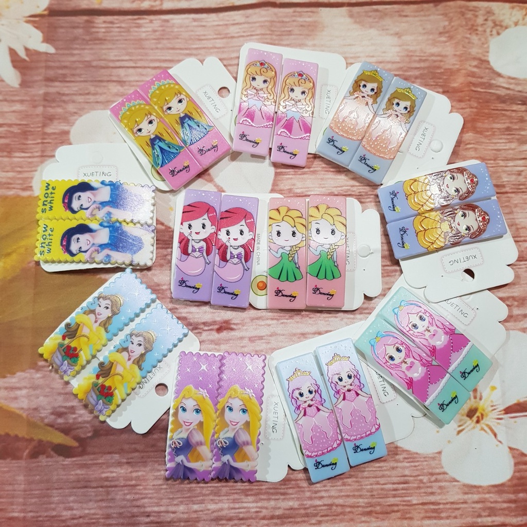 Kẹp tóc mái công chúa Elsa cho bé gái