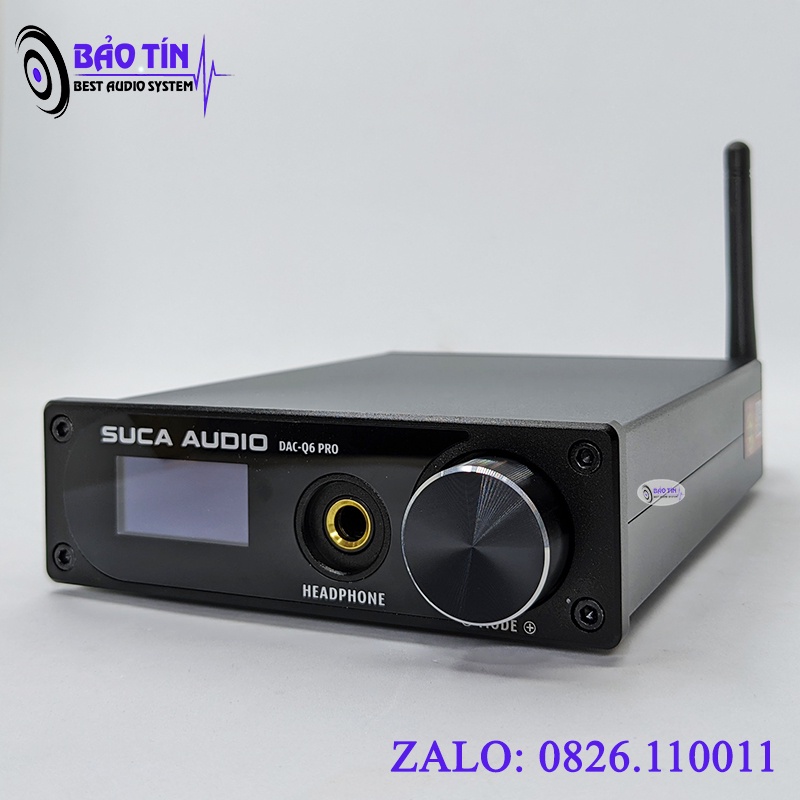 Dac SUCA Q6 Pro giải mã 32bit/768khz và chơi DSD 512 Tặng kèm dây quang liton USA