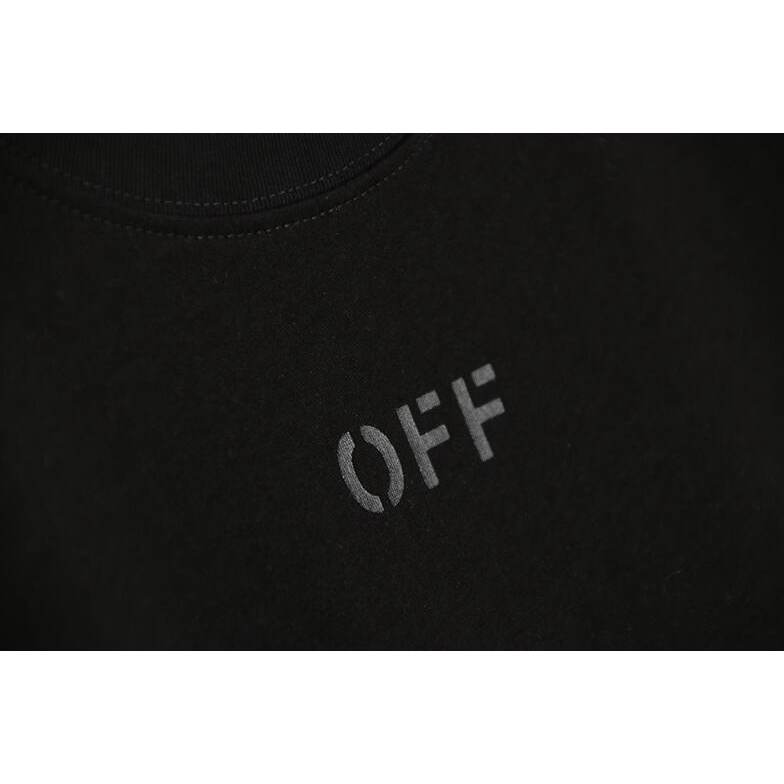 Off-white Áo Thun Tay Ngắn Chất Liệu Cotton In Hoạ Tiết Off-white Phong Cách Thời Trang Unisex