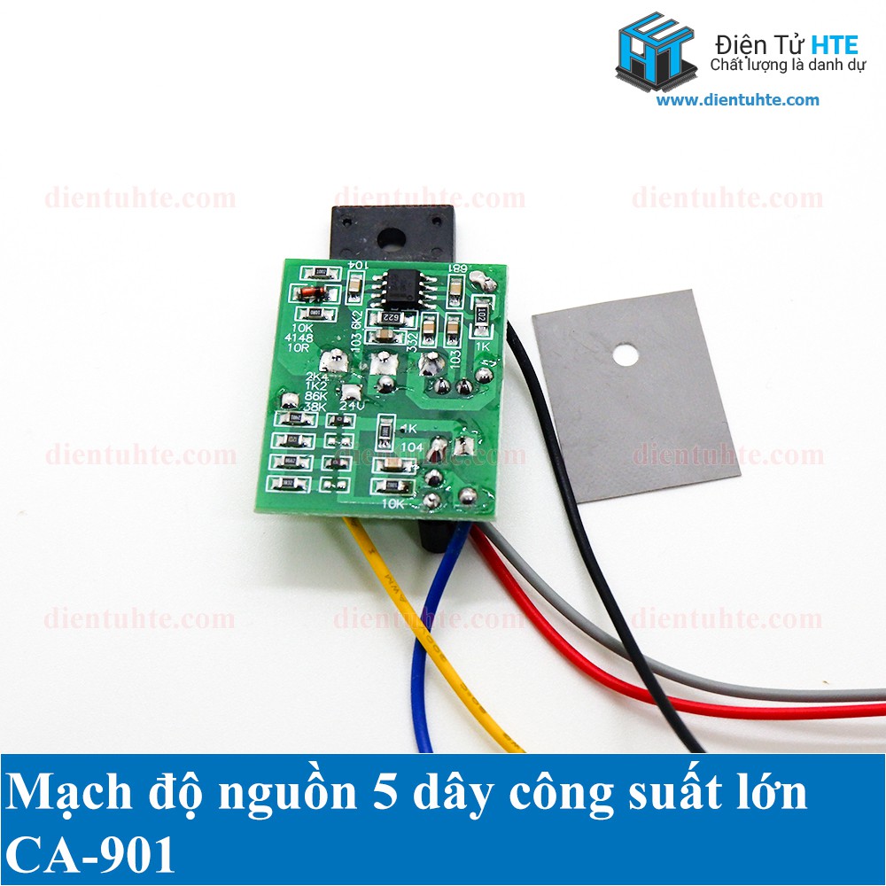 Mạch độ nguồn 5 dây 12V/24V công suất cao CA-901 cho TV 46 inch trở xuống