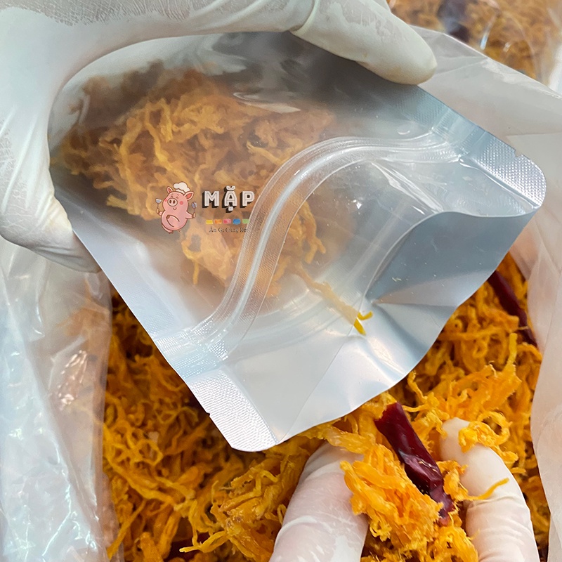 Khô Gà Bơ Tỏi - Khô Gà Lá Chanh Sấy Loại Ngon Túi Zip 100g