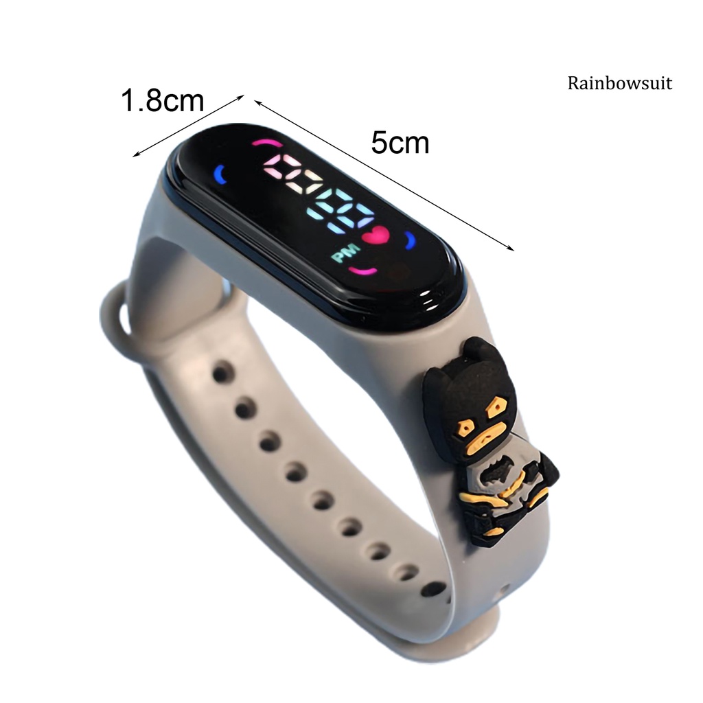 Đồng Hồ Đeo Tay Thể Thao M7 Màn Hình LED Kỹ Thuật Số Chống Nước Họa Tiết Búp Bê Hoạt Hình Cho Trẻ Em