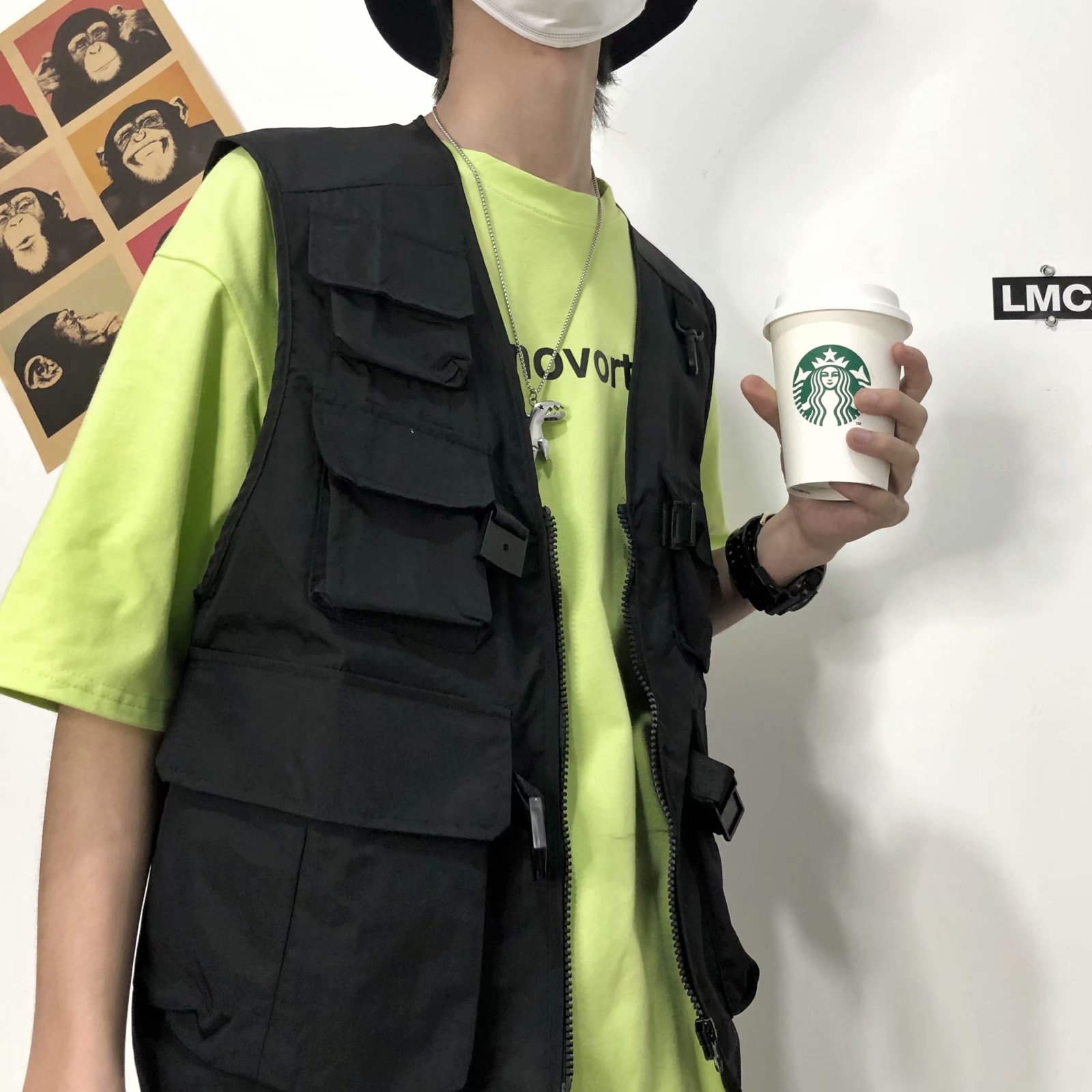 Áo Khoác Chiến Thuật Dáng Rộng Cá Tính Trẻ Trung Hợp Thời Trang | BigBuy360 - bigbuy360.vn