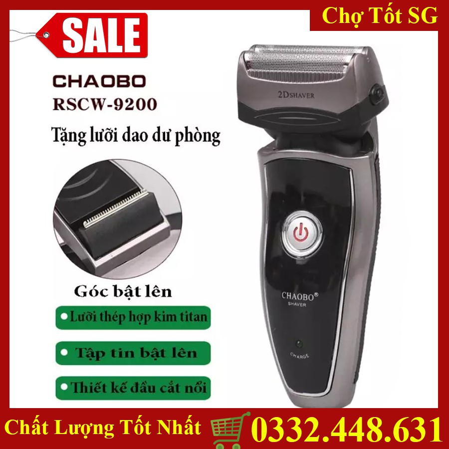 ✔️ Máy Cạo Râu Chabo Lưỡi Kép Cao Cấp Không Gỉ, Nhỏ Gọn, Bền Đẹp, Tiện Dụng, An Toàn, Giá Rẻ [Bảo Hành 1 Đổi 1]