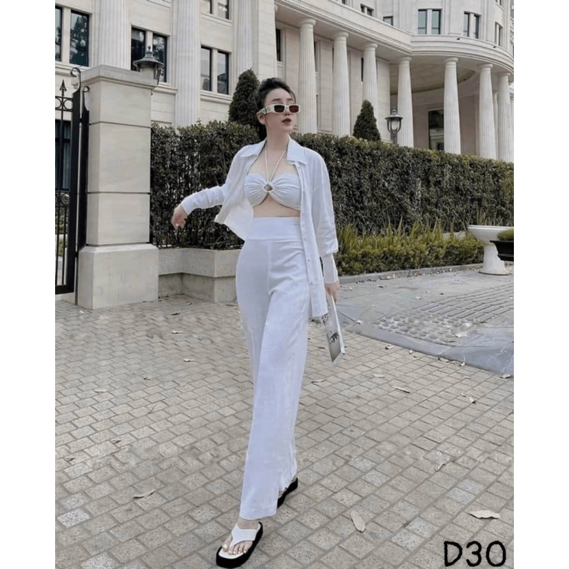 SÉT ĐŨI NỮ 3 MÓN SANG CHẢNH SIU XINH CỰC HOT SIÊU PHẨM PU