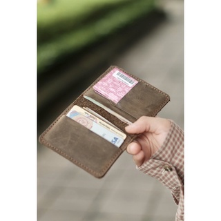 Ví card da bò thật