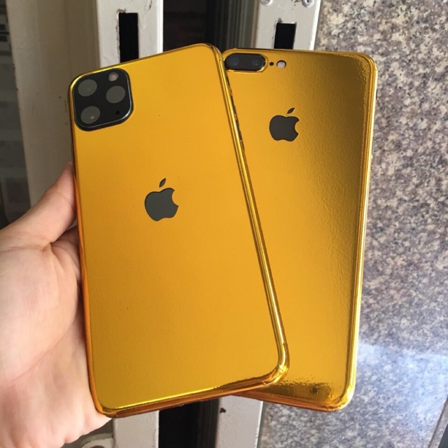 Skin dán iphone vàng bóng siêu đẹp