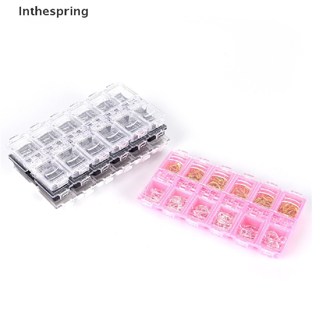 Hộp Nhựa Đựng Trang Sức 12 Ngăn Tiện Lợi