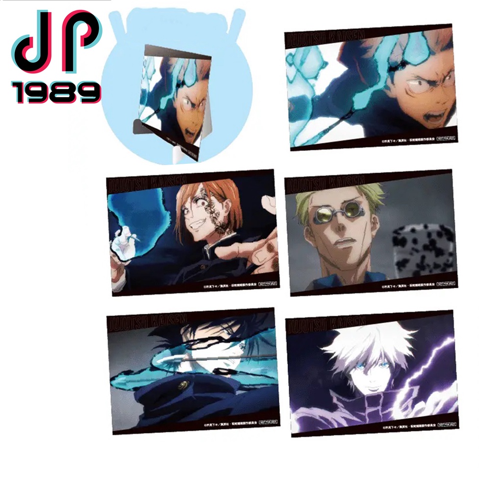 Thẻ Jujutsu Kaisen Quà Tặng FamilyMart 15x10 cm Có Chân Đế