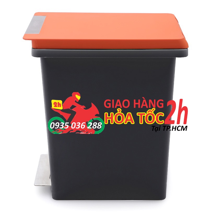 THÙNG RÁC COMPACT X XÁM ĐEN, XANH, CAM 20 LÍT (Tel : 0935 036 288 - 0976 630 688)