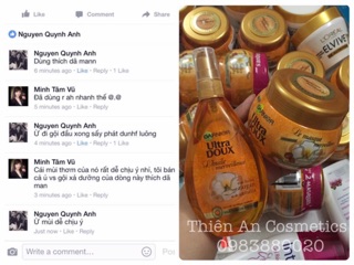 Dầu dưỡng tóc garnier ultra doux pháp