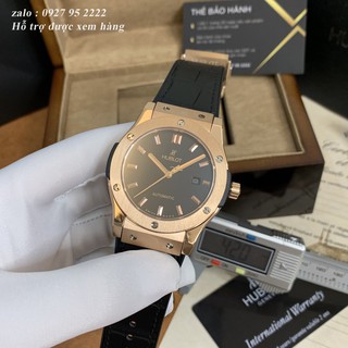 [Máy cơ - tự động - tặng box hãng] Đồng hồ nam nữ Hublot - Máy cơ chống nước - Bản siêu cấp bảo hành 24th