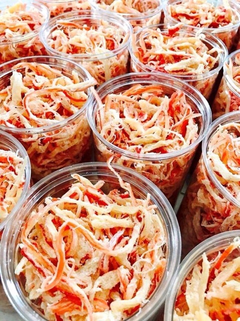 SIÊU NGON Khô mực hấp nước dừa tẩm vị kèm tương cay | BigBuy360 - bigbuy360.vn