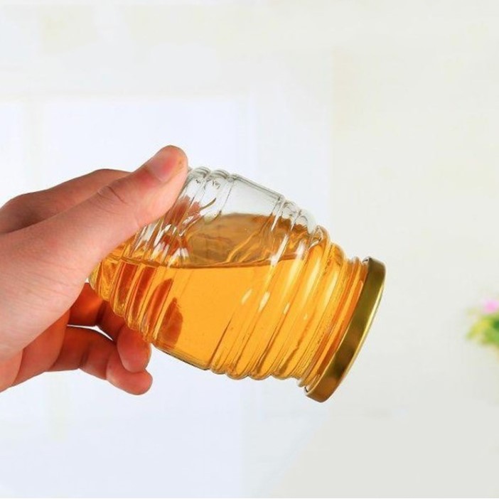 Hũ thủy tinh/ Lọ thủy tinh tròn đựng mật ong dung tích 100ml